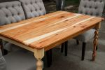 Hickory Farmhouse Dining Table | Tables by Hazel Oak Farms | Amana Colonies in Amana. Item composed of wood