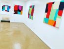 gallery installation | Paintings by Laura Nugent | Bunker Center for the Arts in Kansas City