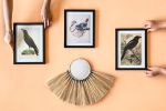 Soleil Fringe Mirror Wall Decor | Decorative Objects by Casa Amarosa. Item made of glass