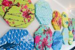 Upcountry Waimea Acoustic Panels | Wall Sculpture in Wall Hangings by Margo Ray | Pau in Waimea. Item made of fabric with glass