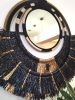 Raffia Mirror,  Boho Mirror, Wall Decor | Decorative Objects by Magdyss Boutique. Item made of stone & glass