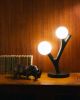 Chaparral Table Lamp | Lamps by Oehl. Item made of oak wood with copper works with minimalism & mid century modern style