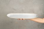 Extra Long Oval Shaped Serving Platter | Serveware by ShellyClayspot. Item composed of ceramic in country & farmhouse or modern style