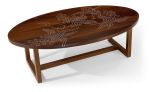 Nail Inlay Coffee Table No. 21 | Tables by Peter Sandback. Item made of walnut works with contemporary & modern style
