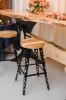 Effervescent Barstool | Bar Stool in Chairs by The Strong Oaks Woodshop. Item composed of wood & metal compatible with industrial and modern style