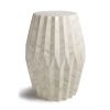 Sculpted Bone Drum Table | End Table in Tables by FARRAGO DESIGN INC. Item compatible with contemporary and coastal style