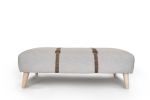 The Equestrian Ottoman 48 x 22 | Benches & Ottomans by OTTOMN. Item made of steel with leather works with boho & scandinavian style