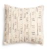 Dahli Brown Hand Embroidered Pillow | Pillows by Studio Variously. Item made of cotton