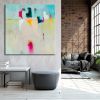 Awakenings #1 Large square abstract art painting print | Oil And Acrylic Painting in Paintings by Sarina Diakos Art | Chubb Insurance Australia Limited in Sydney