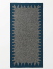 Handwoven Woolen Gray Runner Rug | Rugs by Evergreen Carpets. Item composed of wool compatible with boho and minimalism style