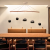 Melody | Chandeliers by lightexture. Item made of wood with ceramic works with boho & minimalism style