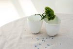 White Gold Cup Sets | Drinkware by Laura Letinsky | Chicago in Chicago. Item composed of ceramic