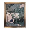 In the shadow of lotuses | Mosaic in Art & Wall Decor by Julia Gorbunova. Item made of glass works with contemporary & art deco style