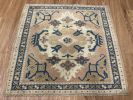 Hand-woven Turkish Rug Doormat| 2.2 x 2.2 | Small Rug in Rugs by Wool and Rug. Item made of wool compatible with boho and contemporary style