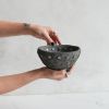 Large Treasure Bowl in Textured Stone Grey Concrete | Decorative Bowl in Decorative Objects by Carolyn Powers Designs. Item composed of concrete compatible with minimalism and contemporary style