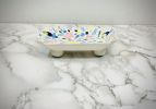 Tropical Soap / Sponge Dishe | Toiletry in Storage by Nori’s Wishes Studio. Item made of ceramic