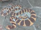Floor mosaic | Floral Arrangements by Dmitry Mosaics. Item made of ceramic
