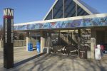 Sparrows and Stars, 2000 | Public Mosaics by Deirdre Saunder | Glenmont in Wheaton-Glenmont. Item made of glass