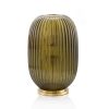 Ripple Handblown Glass Lamp | Table Lamp in Lamps by AEFOLIO. Item made of glass compatible with art deco and modern style