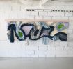 Large Abstract Macrame Art with Navy, Slate & Moss Accents | Tapestry in Wall Hangings by Camille McMurry. Item composed of wood & wool compatible with boho and contemporary style