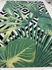 Tropical Botanical Handcrafted Area Rug | Rugs by Sitara Rugs. Item made of wool works with boho & contemporary style