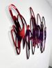WHOA! Abstract Scribble Mirror (Red) | Decorative Objects by Ryan Coleman. Item made of synthetic works with minimalism & contemporary style