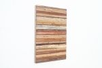 Natural Sedimentary #1 – Reclaimed Wood Wall Art | 21.5" x 3 | Wall Sculpture in Wall Hangings by Craig Forget. Item composed of wood in boho or mid century modern style