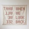 What Will We See piecework wallhanging | Tapestry in Wall Hangings by Ashley Brown Durand | Eca Gallery in Easthampton. Item made of fabric works with minimalism & contemporary style