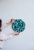 Green Peace | Mixed Media by Corrie in Color. Item made of leather works with contemporary style