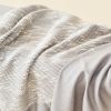 Flo Gray Throw | Linens & Bedding by Studio Variously. Item composed of fabric compatible with modern style