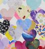 Love will save nature - Original mixed media painting | Mixed Media by Xiaoyang Galas. Item composed of canvas and paper in contemporary or art deco style