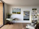 Sunny Diptych | Oil And Acrylic Painting in Paintings by Caroline Adams. Item composed of canvas and synthetic