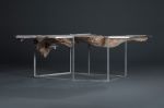 Interflow Table | Coffee Table in Tables by Mac McComb. Item composed of walnut & steel compatible with industrial style