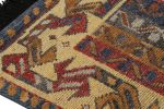 Rug & Kilim’s Tribal Square Scatter Rug with Geometric | Area Rug in Rugs by Rug and Kilim