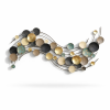 Large Abstract Metal Wall Sculpture: Modern Home Decor | Sculptures by Sarmal Design. Item made of metal works with minimalism & mid century modern style