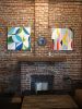 Restaurant Curation (Ann Thornycroft) | Oil And Acrylic Painting in Paintings by Upstart Modern | District San Francisco in San Francisco. Item made of canvas with synthetic