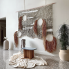 Full moon - Handwoven macrame wall art | Macrame Wall Hanging in Wall Hangings by Ranran Studio by Belen Senra. Item made of fabric compatible with contemporary style