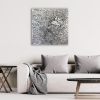 Titanium (SOLD) | Oil And Acrylic Painting in Paintings by Alessia Lu. Item made of canvas works with minimalism & contemporary style