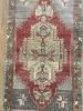 Hand-woven Turkish Rug Doormat| 1.5 x 2.11 | Small Rug in Rugs by Wool and Rug. Item composed of wool in boho or contemporary style