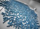 Blue Coral Escape | Wall Sculpture in Wall Hangings by Carson Fox Studio