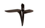 Amorph Orchid Wall Mounted Console Table in Ebony Finish | Tables by Amorph. Item composed of wood