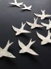 Swallows  - Moroccan Inspired Design Set of 5 | Wall Sculpture in Wall Hangings by Elizabeth Prince Ceramics. Item composed of stoneware in contemporary or eclectic & maximalism style