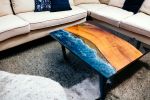 Epoxy Table, Living Room Epoxy Coffee Table, Centre Table, | Tables by Innovative Home Decors. Item made of wood compatible with country & farmhouse and art deco style