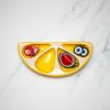 Lemon Wedge Ring Dish | Decorative Plate in Decorative Objects by Melike Carr