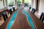 Epoxy Dining Table, Epoxy Resin Table, Epoxy Wood Table | Tables by Innovative Home Decors. Item made of wood works with country & farmhouse & art deco style