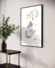 Framework No. 2 Art Print 35in X 53in | Prints by Sean Cottman Art. Item composed of paper in mid century modern or contemporary style