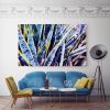 Tropical Blue | Oil And Acrylic Painting in Paintings by Irena Orlov. Item composed of canvas