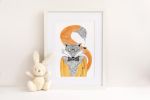 Farrah the Fox | Prints by Chrysa Koukoura. Item composed of paper