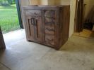 Model #1046 - Custom Single Sink Vanity | Countertop in Furniture by Limitless Woodworking. Item composed of maple wood in mid century modern or contemporary style