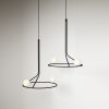 Na Linii sculptural pendant by Svitanok | Pendants by SVITANOK by Artem Zakharchenko. Item made of fabric & steel compatible with boho and minimalism style